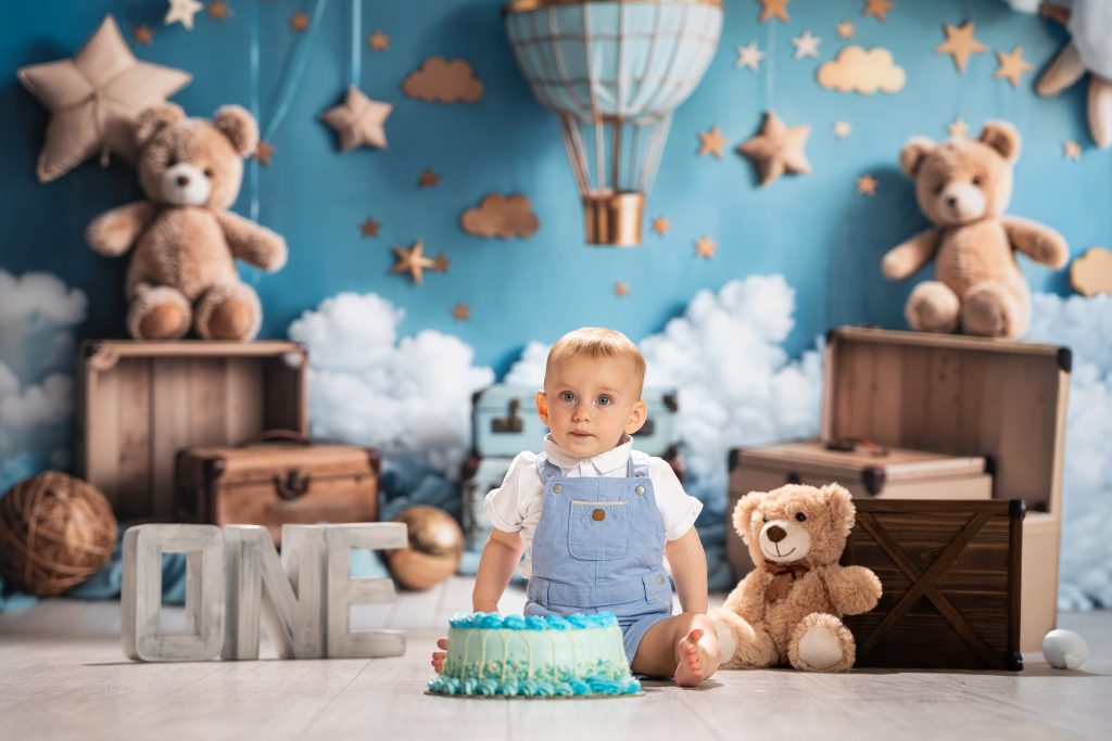 Il primo compleanno, senza pose · fotografia 1